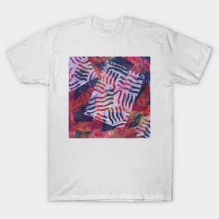 The Boxed In Abstract - Original Colours T-Shirt